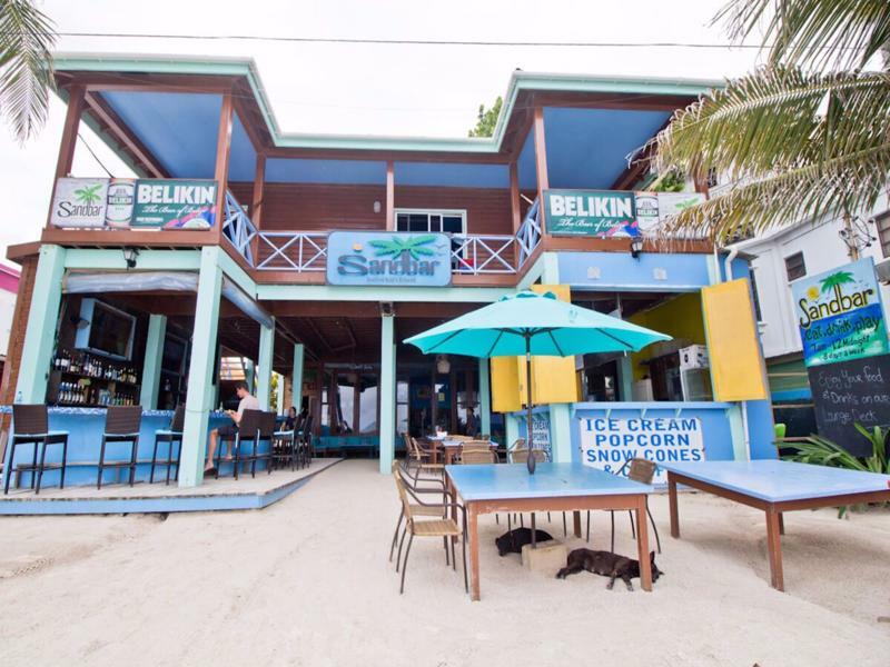 Sandbar Beachfront Hostel & Restaurant San Pedro  Luaran gambar